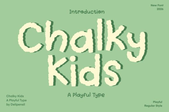 Chalky Kids: A Playful Handwritten Font