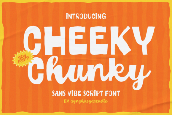 Cheeky Chunky: A Playful Font Pairing for Bold Designs