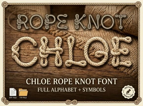 Chloe: A Decorative Font for Bold, Artistic Designs