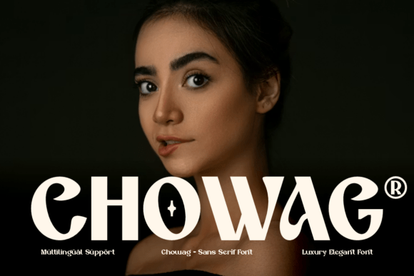 Chowag: A Bold Display Typeface for Authentic Design