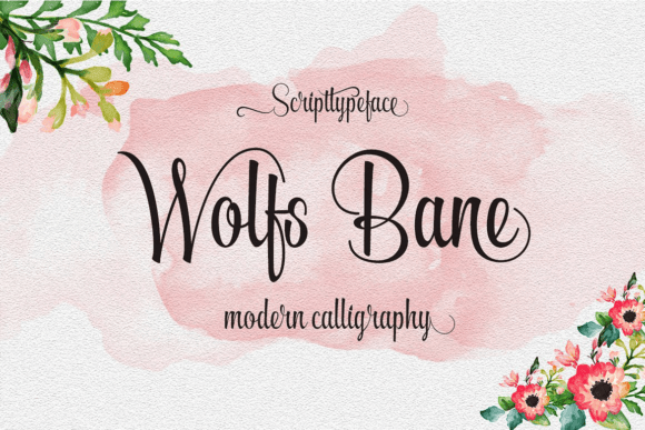 Command the Spotlight: The Wolfs Bane Typeface
