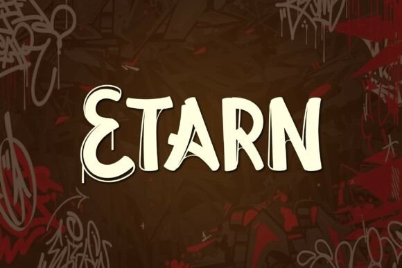 Discover Etarn: The Bold Display Font for Creative Projects