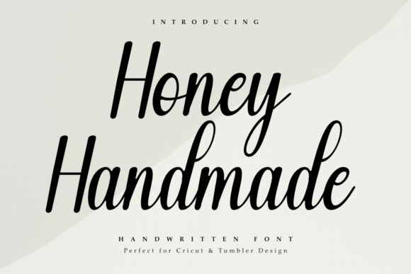 Honey Handmade: A Sweet Cursive Font for Creative Projects