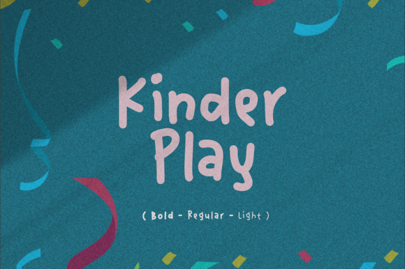 Kinder Play: A Whimsical Hand-Drawn Font for Creative Projects