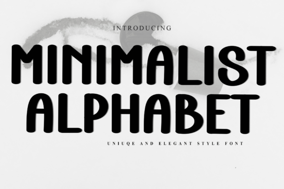 Minimalist Alphabet: A Font for Modern, Clean Design