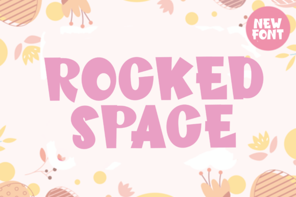 Rocked Space: A Festive Typeface for Enchanting Designs