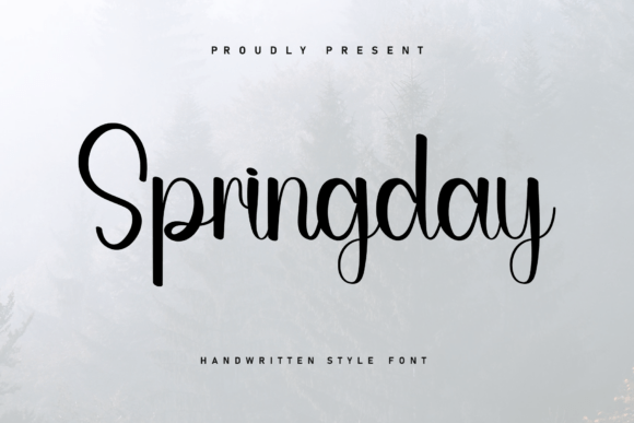 Springday: A Handwritten Font with Relaxed Elegance
