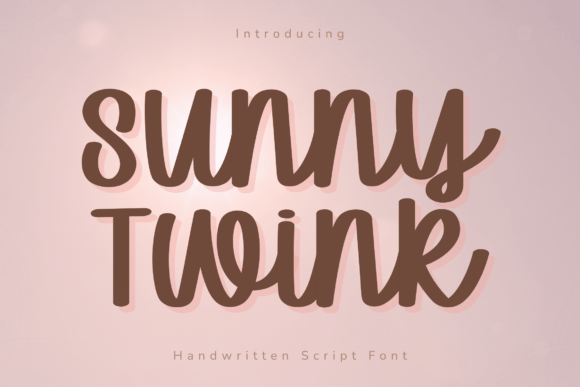 Sunny Twink: A Cheerful Handwritten Font for Creative Projects