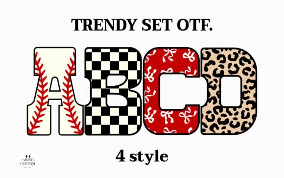 Trendy Set: A Dynamic Font for Bold Designs