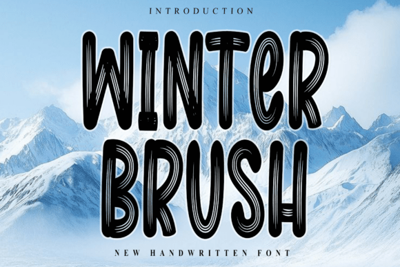 Winter Brush: Elegant Modern Handwritten Script